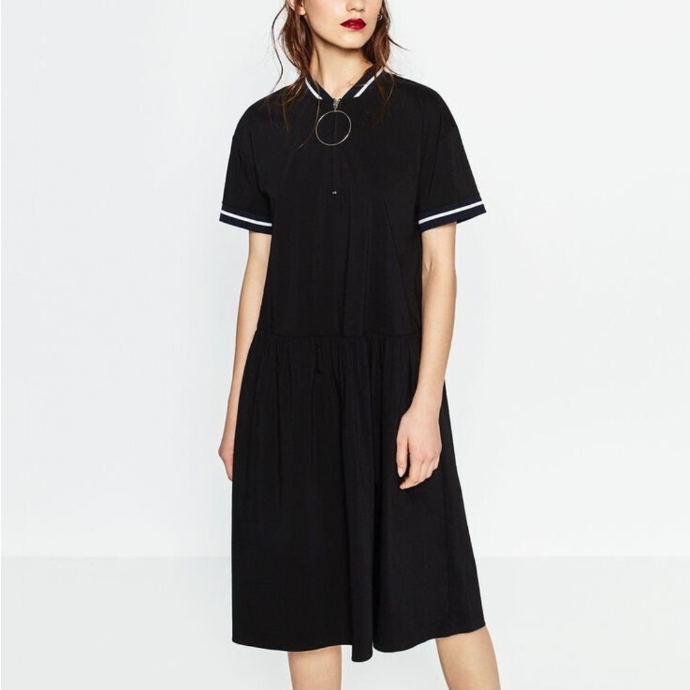 NWT Zara drop waist dress